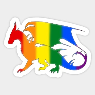 Pride Dragon Sticker